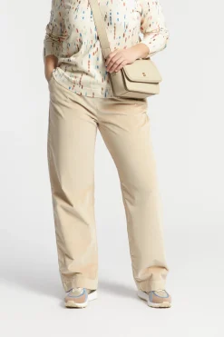 Ribfluwelen broek met stretch
