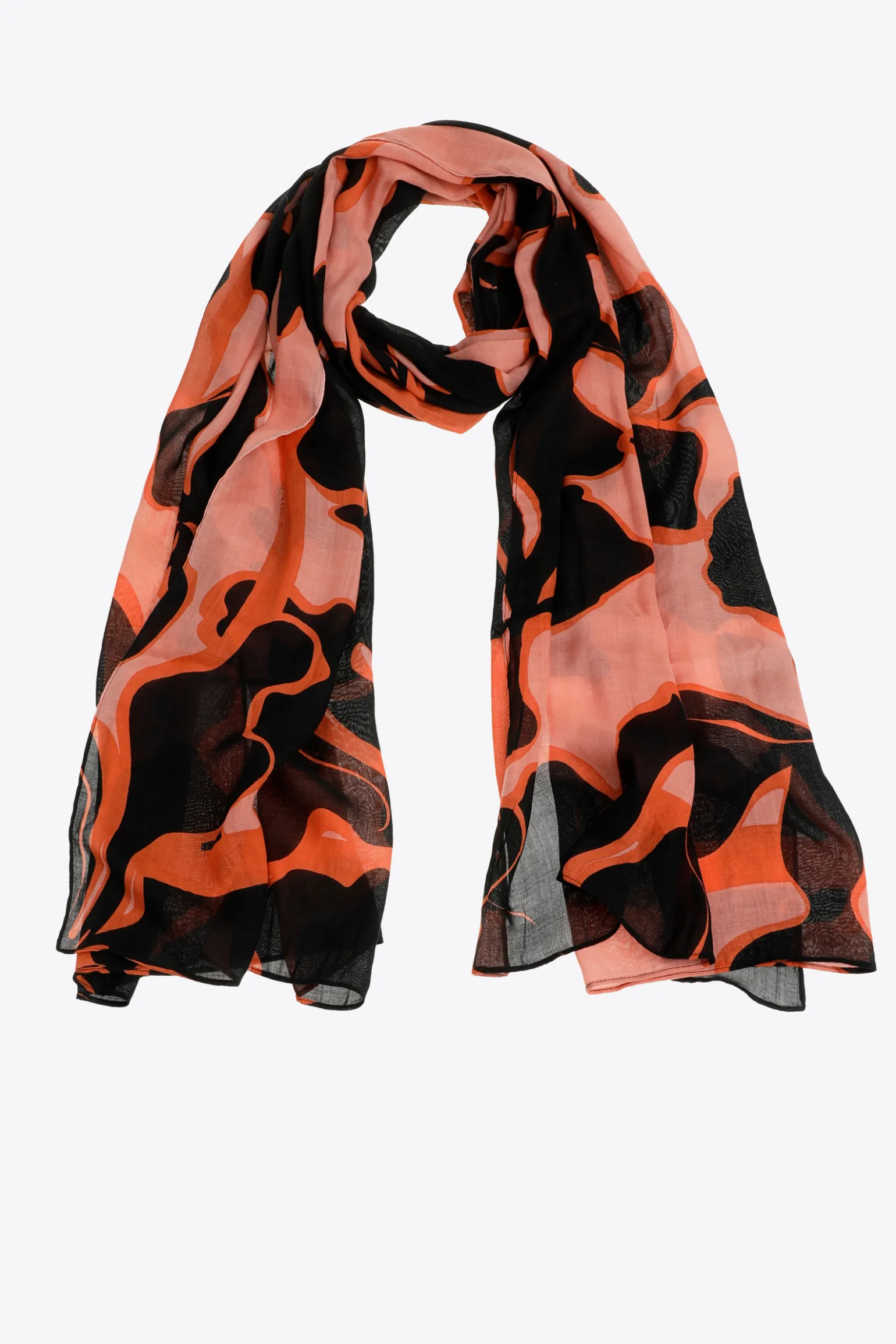 Sjaal met bloemenprint
