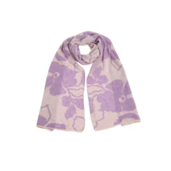 Sjaal met jacquard knit