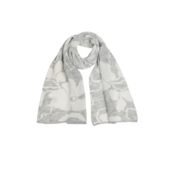 Sjaal met jacquard knit