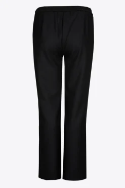 Soepele broek met rechte pijpen
