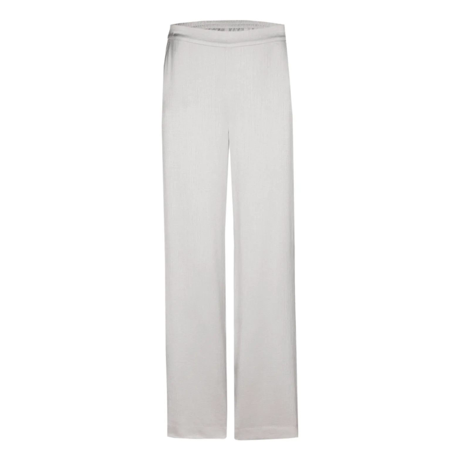 Soepele broek met rechte pijpen