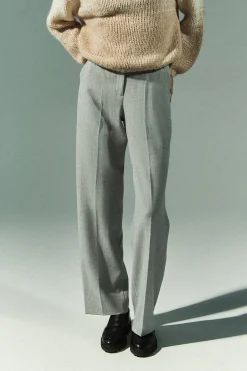 Stijlvolle pantalon met wijde pijpen