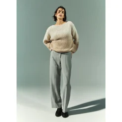 Stijlvolle pantalon met wijde pijpen
