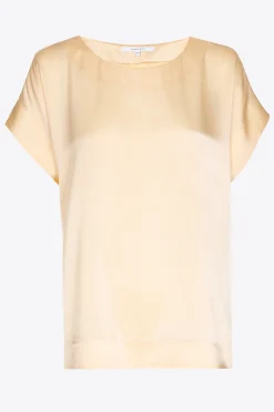 Tijdloze blouse met satijnlook