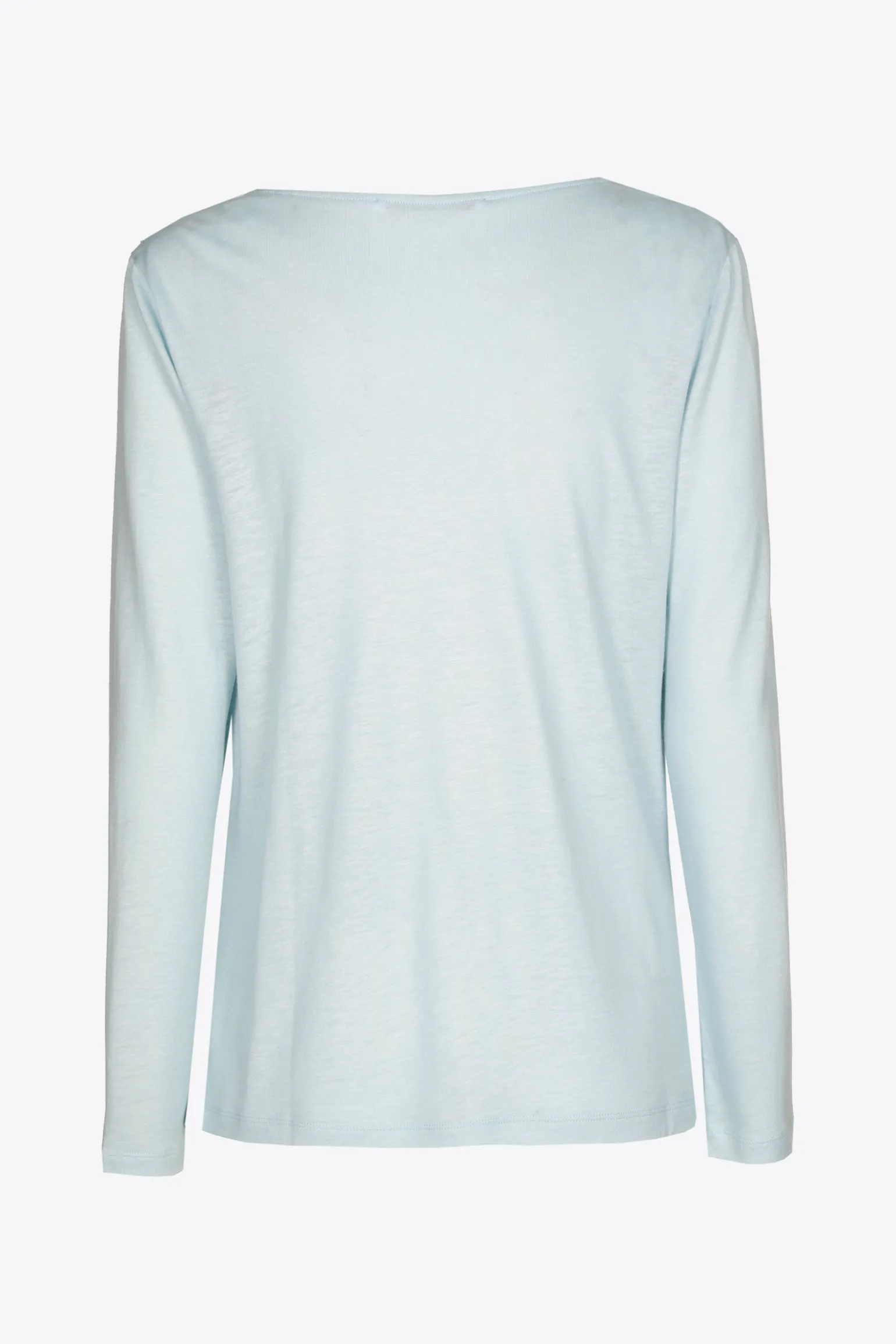 T-shirt met gedrapeerde hals