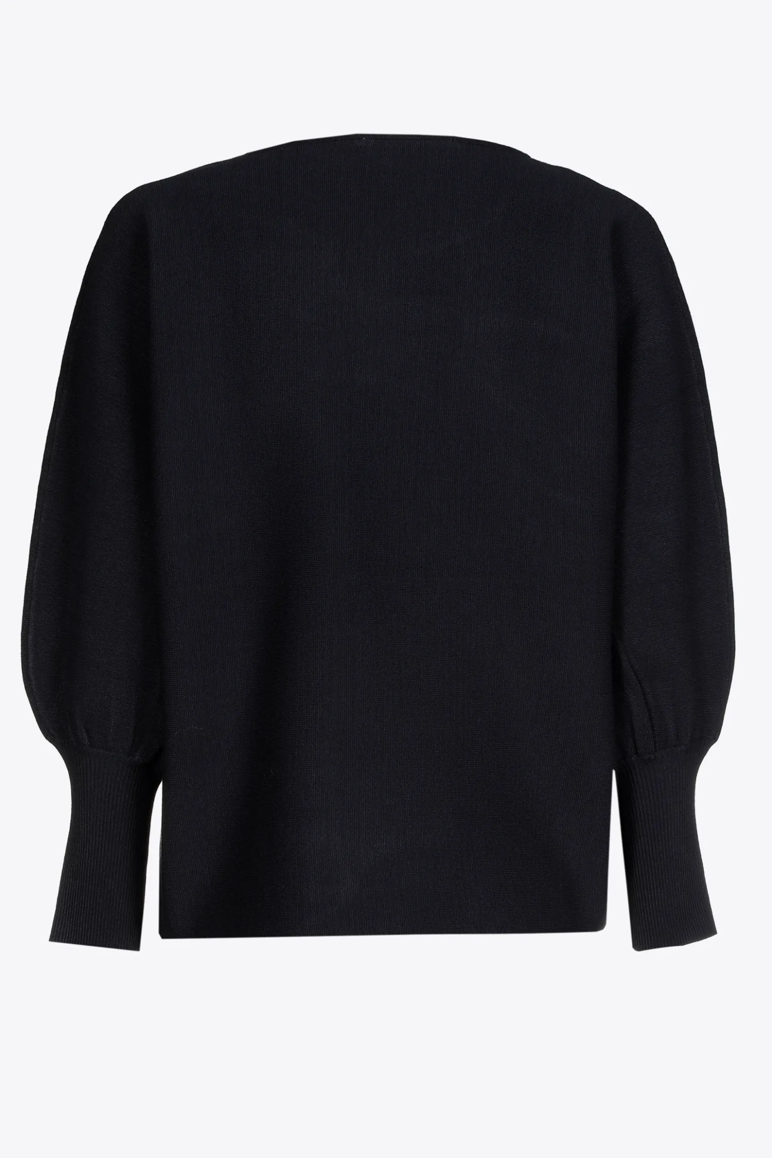 Volumineuze pull met boothals