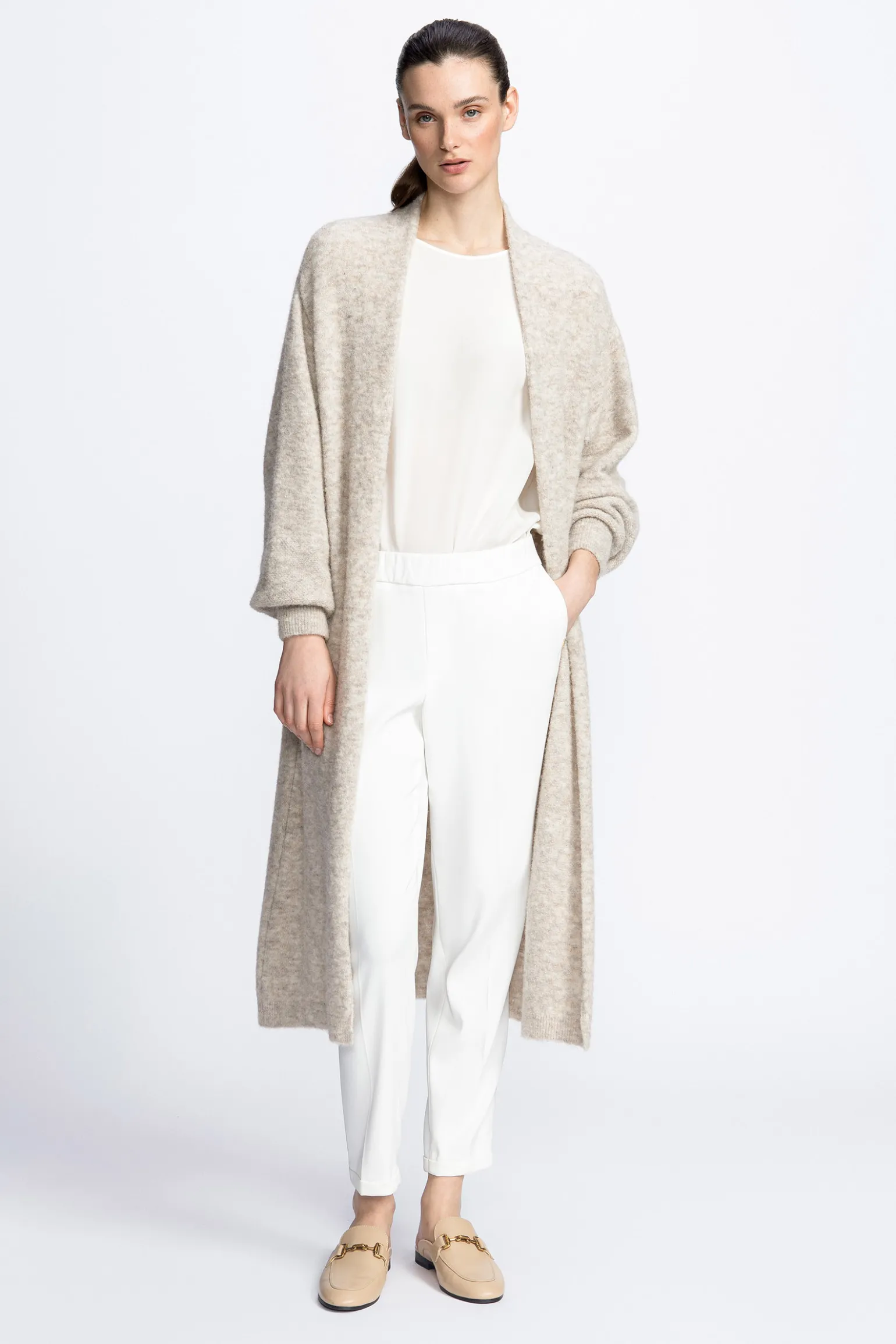 Witte geklede broek