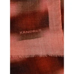 Wollen sjaal met blurred print