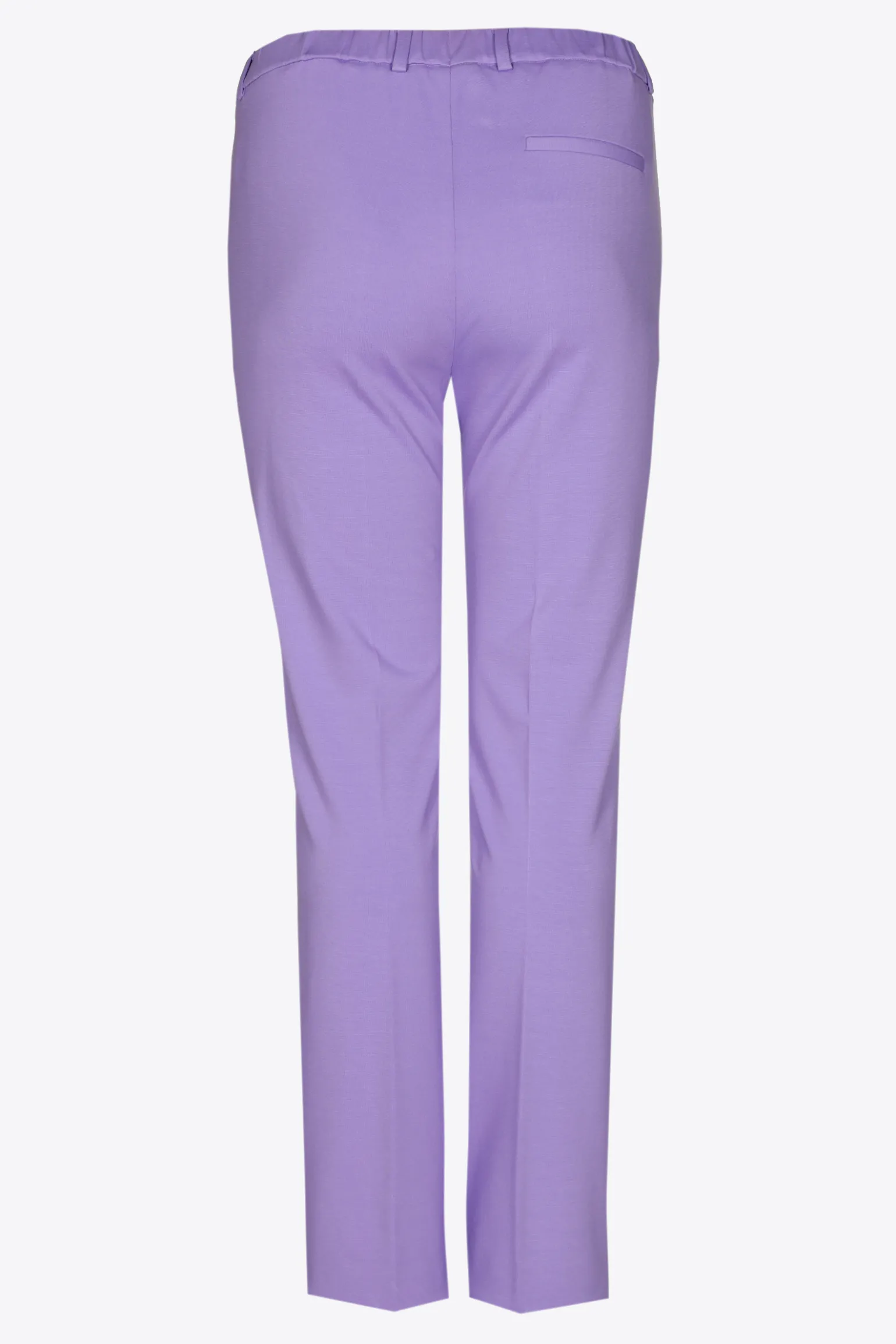 Zachte broek met rechte pijpen