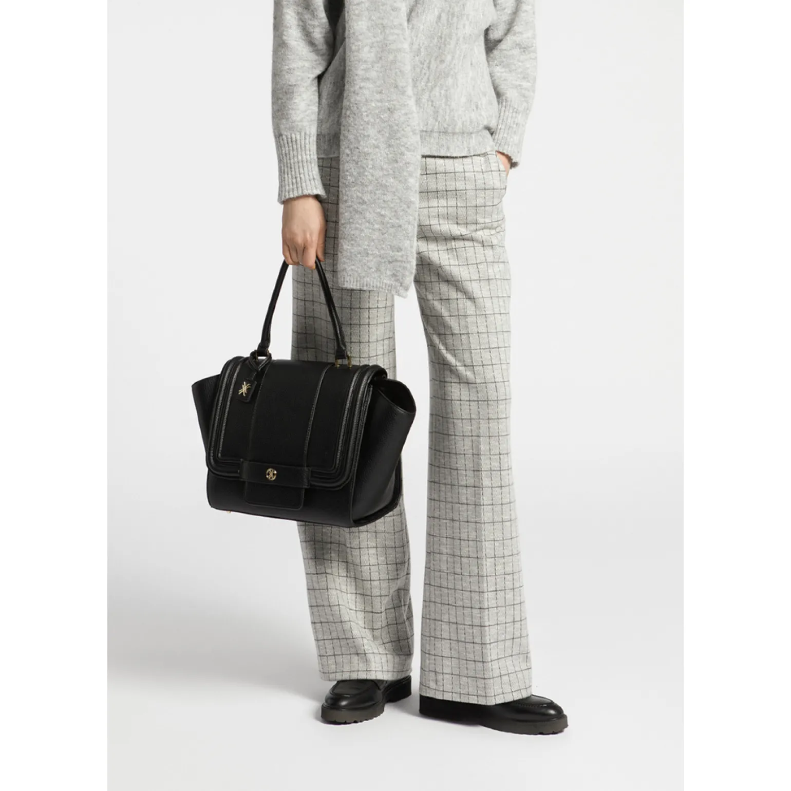 Zachte broek met ruiten