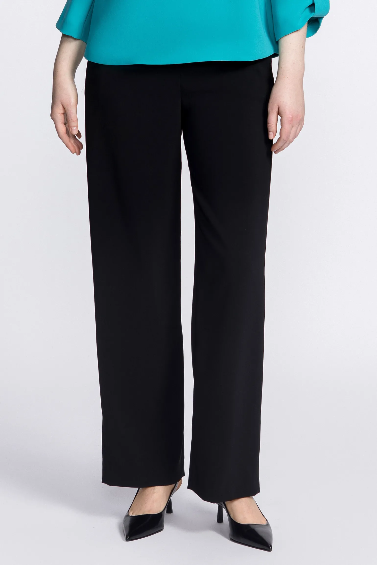 Zwarte losse broek
