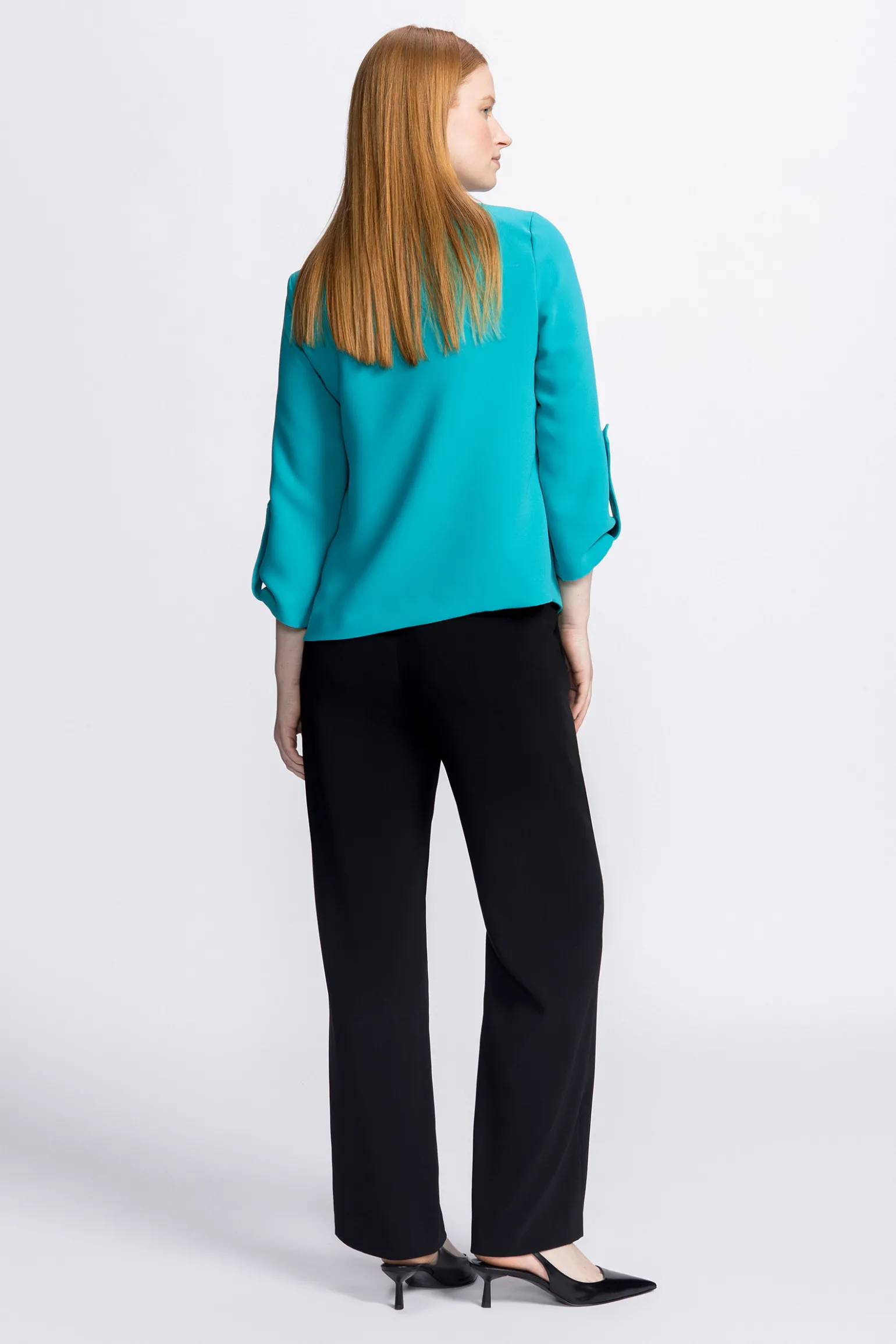 Zwarte losse broek