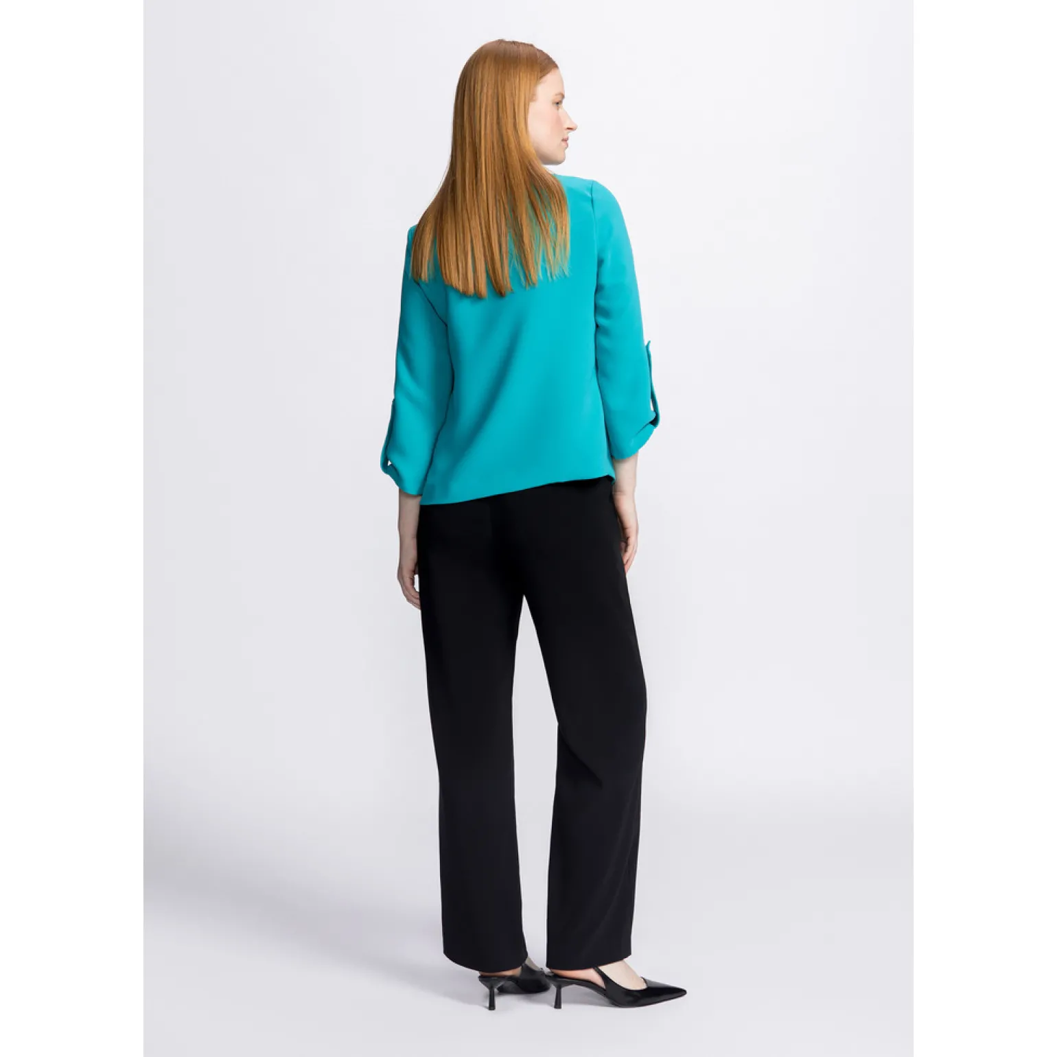 Zwarte losse broek